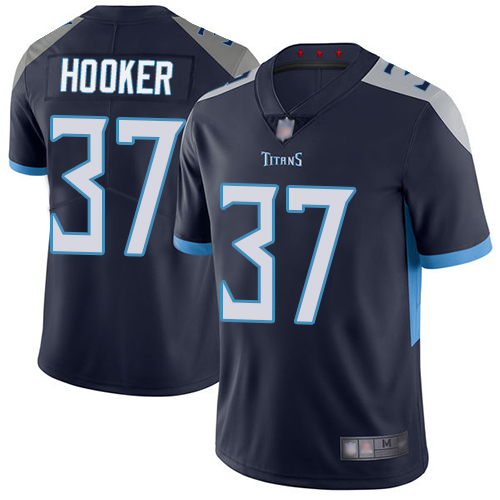Tennessee Titans Limited Navy Blue Men Amani Hooker Home Jersey NFL Football 37 Vapor Untouchable